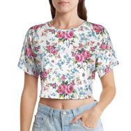 AILLOSA Racerback Tank Top Yuvarlak Yaka Kısa Kol YH-59 Kadın T-shirt