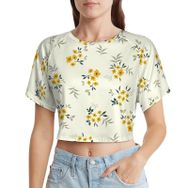 AILLOSA Racerback Tank Top Yuvarlak Yaka Kısa Kol YH-61 Kadın T-shirt