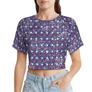AILLOSA Racerback Tank Top Yuvarlak Yaka Kısa Kol YH-633 Kadın T-shirt