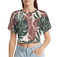 AILLOSA Racerback Tank Top Yuvarlak Yaka Kısa Kol YH-65 Kadın T-shirt
