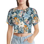 AILLOSA Racerback Tank Top Yuvarlak Yaka Kısa Kol YH-671 Kadın T-shirt