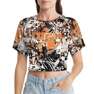 AILLOSA Racerback Tank Top Yuvarlak Yaka Kısa Kol YH-687 Kadın T-shirt