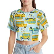 AILLOSA Racerback Tank Top Yuvarlak Yaka Kısa Kol YH-698 Kadın T-shirt