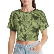 AILLOSA Racerback Tank Top Yuvarlak Yaka Kısa Kol YH-72 Kadın T-shirt