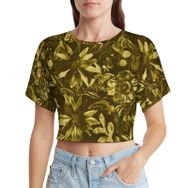 AILLOSA Racerback Tank Top Yuvarlak Yaka Kısa Kol YH-94 Kadın T-shirt