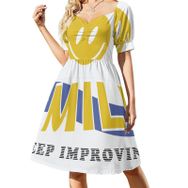 AILLOSA Sweetheart Askılı TH-117 Günlük Kadın Elbise