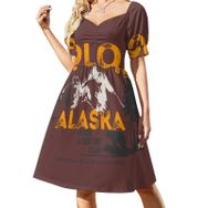 AILLOSA Sweetheart Askılı TH-489 Günlük Kadın Elbise