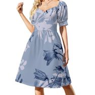 AILLOSA Sweetheart Askılı YH-285 Günlük Kadın Elbise