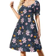 AILLOSA Sweetheart Askılı YH-454 Günlük Kadın Elbise