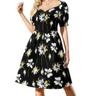 AILLOSA Sweetheart Askılı YH-645 Günlük Kadın Elbise