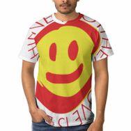 AILLOSA TH-110 3D Baskılı Desenli Kısa Kollu Erkek T-shirt