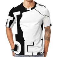 AILLOSA TH-127 Baskılı Desenli Kısa Kollu Unisex T-shirt