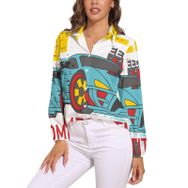 AILLOSA TH-137 V Yaka Kadın Bluz