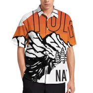 AILLOSA TH-161 Aloha Hawaii 3D Desen Kısa Kollu Erkek Gömlek