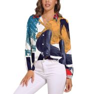 AILLOSA TH-169 V Yaka Kadın Bluz