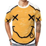 AILLOSA TH-177 3D Baskılı Desenli Kısa Kollu Erkek T-shirt