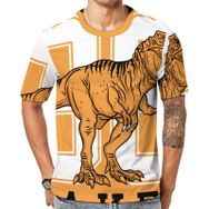 AILLOSA TH-179 Baskılı Desenli Kısa Kollu Unisex T-shirt