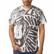 AILLOSA TH-182 3D Baskılı Desenli Kısa Kollu Erkek T-shirt