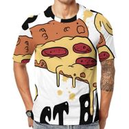 AILLOSA TH-184 3D Baskılı Desenli Kısa Kollu Erkek T-shirt