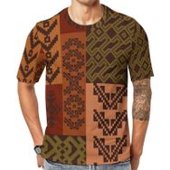 AILLOSA TH-228 Baskılı Desenli Kısa Kollu Unisex T-shirt