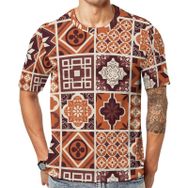 AILLOSA TH-233 Baskılı Desenli Kısa Kollu Unisex T-shirt