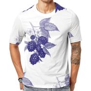 AILLOSA TH-239 Baskılı Desenli Kısa Kollu Unisex T-shirt