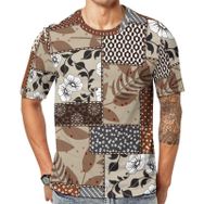 AILLOSA TH-243 Baskılı Desenli Kısa Kollu Unisex T-shirt