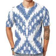AILLOSA TH-244 Baskılı Desenli Kısa Kollu Unisex T-shirt