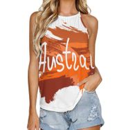 AILLOSA TH-271 Yuvarlak Yaka Kolsuz Kadın T-shirt