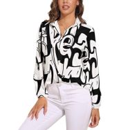 AILLOSA TH-278 V Yaka Kadın Bluz