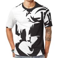 AILLOSA TH-308 Baskılı Desenli Kısa Kollu Unisex T-shirt