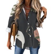 AILLOSA TH-323 V Yaka Tunik Kadın Bluz
