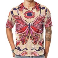 AILLOSA TH-325 Baskılı Desenli Kısa Kollu Unisex T-shirt