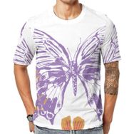 AILLOSA TH-336 Baskılı Desenli Kısa Kollu Unisex T-shirt