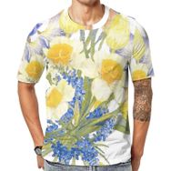 AILLOSA TH-35 Baskılı Desenli Kısa Kollu Unisex T-shirt