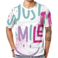 AILLOSA TH-350 Baskılı Desenli Kısa Kollu Unisex T-shirt