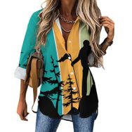 AILLOSA TH-354 V Yaka Tunik Kadın Bluz