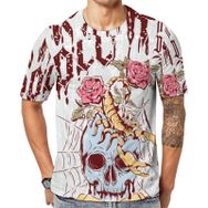 AILLOSA TH-356 Baskılı Desenli Kısa Kollu Unisex T-shirt