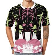AILLOSA TH-358 Baskılı Desenli Kısa Kollu Unisex T-shirt