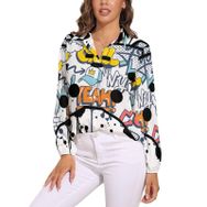AILLOSA TH-359 V Yaka Kadın Bluz