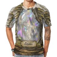 AILLOSA Th-367 Baskılı Desenli Kısa Kollu Unisex T-shirt