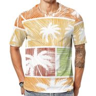 AILLOSA Th-372 Baskılı Desenli Kısa Kollu Unisex T-shirt