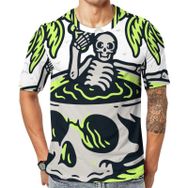 AILLOSA Th-380 Baskılı Desenli Kısa Kollu Unisex T-shirt
