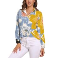 AILLOSA TH-391 V Yaka Kadın Bluz