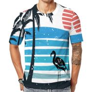AILLOSA Th-392 Baskılı Desenli Kısa Kollu Unisex T-shirt