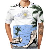 AILLOSA Th-394 Baskılı Desenli Kısa Kollu Unisex T-shirt