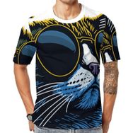 AILLOSA Th-399 Baskılı Desenli Kısa Kollu Unisex T-shirt
