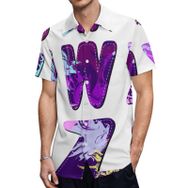 AILLOSA TH-417 Aloha Hawaii 3D Desen Kısa Kollu Erkek Gömlek