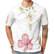 AILLOSA Th-419 Baskılı Desenli Kısa Kollu Unisex T-shirt