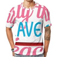 AILLOSA Th-425 Baskılı Desenli Kısa Kollu Unisex T-shirt